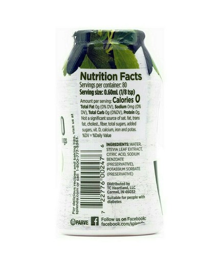 2 SPLENDA STEVIA LIQUID, Zero Calorie Sweetener Drops, 1.68 Oz Ea. Keto Oct 2022 - Picture 4 of 7