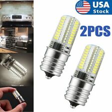 2x E17 LED Bulb Microwave Oven Light Dimmable 4W Natural White 6000K Light US