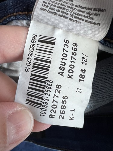 Mavi Emma Slim Boyfriend Bleached Super soft Light Blue Jeans Womens 34 x 25 18P - Picture 15 of 16