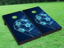 Football Theme Cornhole Board Wrap LAMINATED Wraps Decals Vinyl skin 15-2