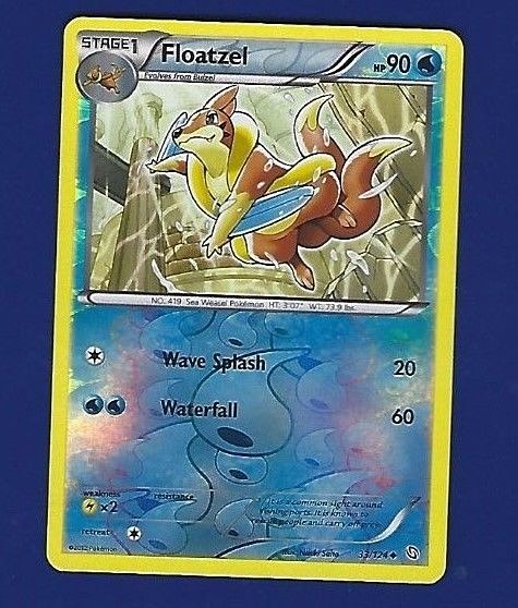 POKEMON FLOATZEL REVERSE FOIL CARD FREE SHIPPING EBay
