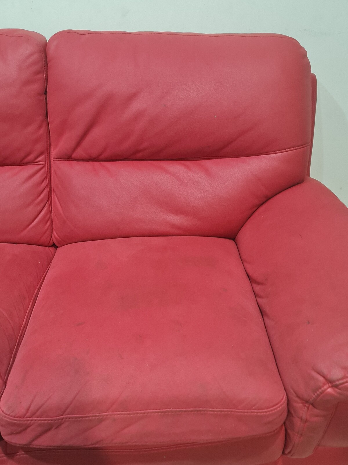 Couche 3 seat red couches, sofa, for only 100 eBay