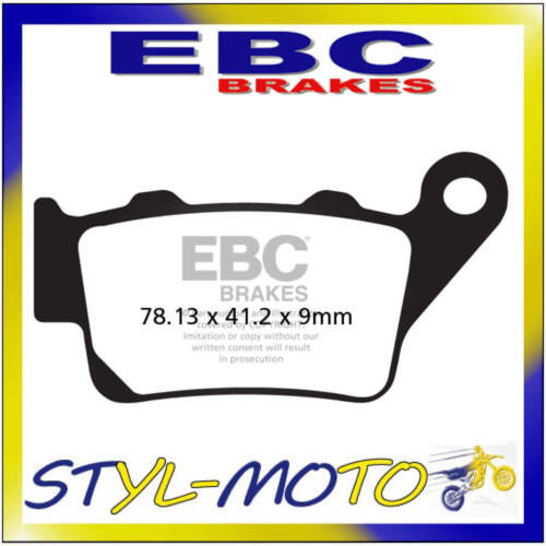 FA213HHH EBC EBC REAR SINTERED PADS BMW G 310 GS 2016-2018 - Picture 1 of 1