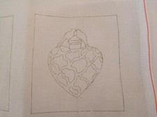 Set of three Perfume BottleThemed Needlepoint Canvases 18 ct