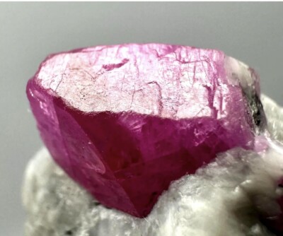 23 Carat, Terminated, Quality,  Ruby, Crystal, Pyrite, Matrix, Natural, Afg
