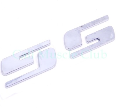 ''SS'' Emblem 2003-2006 Silverado SS Door Tailgate Silver Custom 1 set
