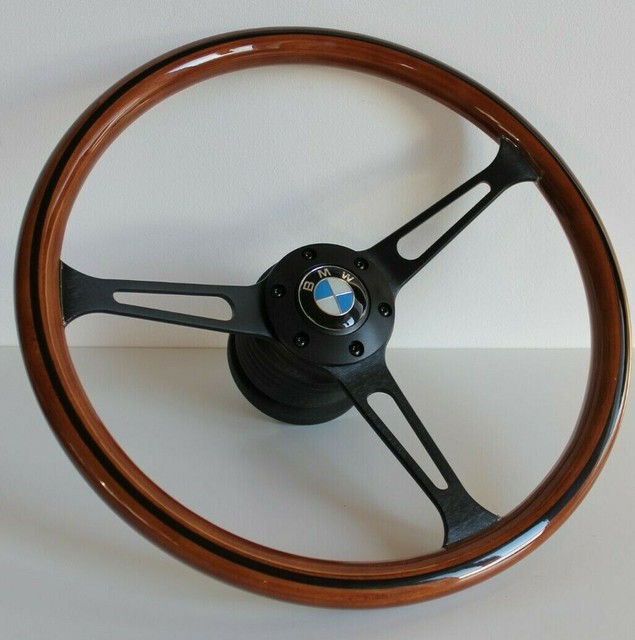 Steering Wheel BMW Vintage Wood Chrome E3 E9 E12 E21 E23 E24 E28 2002