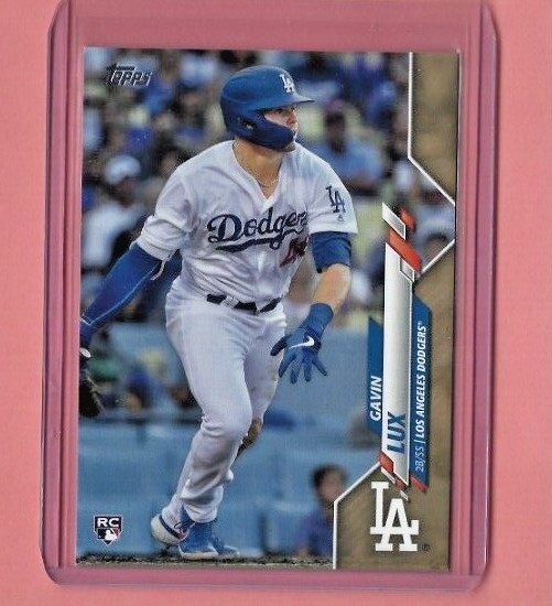 2020 Topps Series Gavin Lux Gold Rookie Card RC 0237/2020