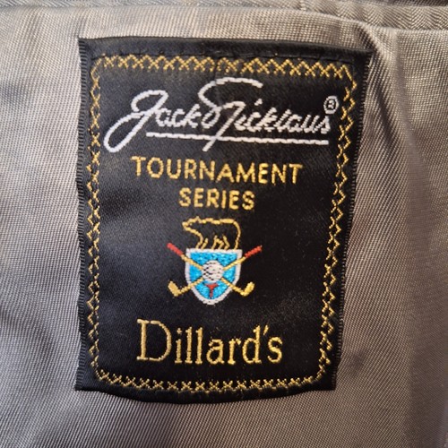 Jack Nicklaus Sport Coat Blazer Mens 42R Black Gold Button - Picture 7 of 9