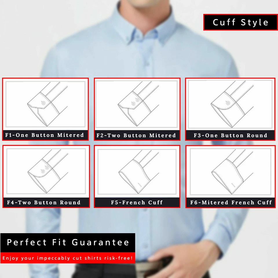 3 x Mens Shirts Custom Made to Measure Business Formal Casual All Sizes & Fit - Image 4 of 4