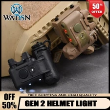 WADSN Tactical Helmet Light Set Gen 2 White Red Gen II Hunting Lamp For MICH ARC