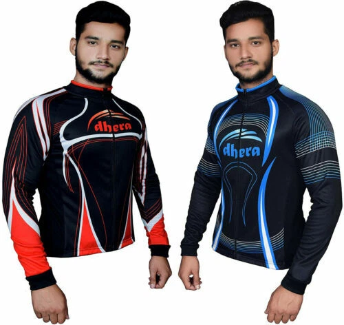 Men Blue Cycling Tops, T-Shirts & Jerseys