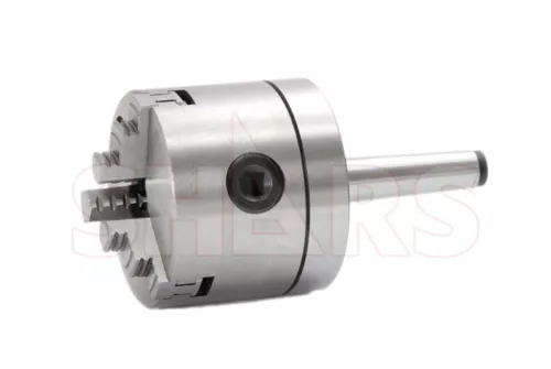 Shars 3" 3Jaw Self Centering Lathe Chuck 2MT Arbor Shank Taper Mount TIR .003 #[