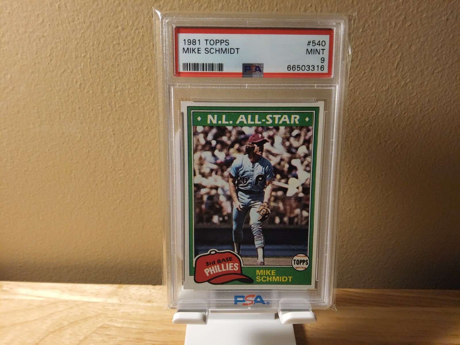 1981 Topps - #540 Mike Schmidt PSA 9