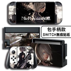 Nier Automata Yorha 2b Ns Switch Sticker Skin Cover Protector 2b Gaming Decals Ebay