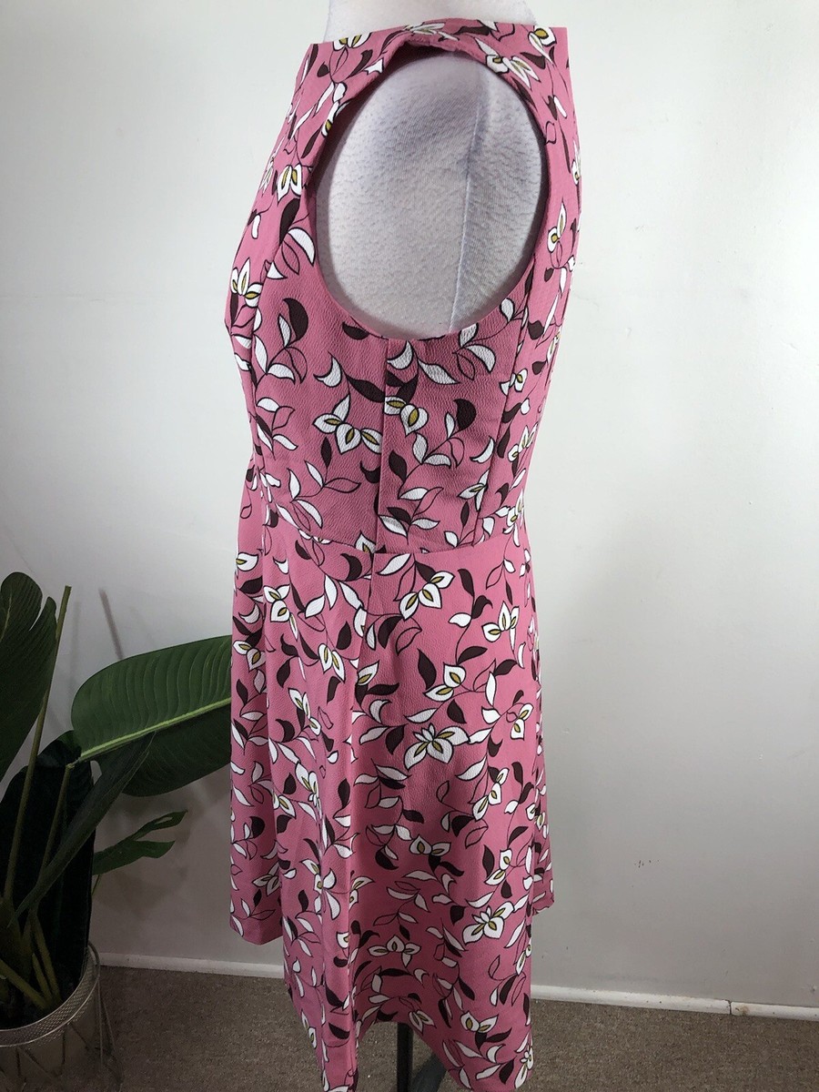 ann taylor pink floral dress Ann Taylor Factory floral dress size 6 Pink