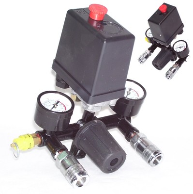 DRUCKREGLER DRUCKSCHALTER FÜR KOMPRESSOREN 40343 MEMBRANSCHALTER 230 VOLT 8,8bar