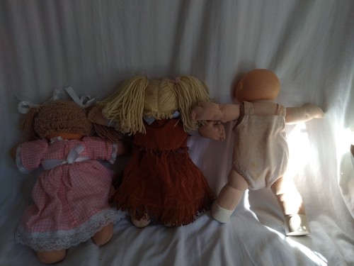 Lot of 3 1978, 1982 Cabbage Patch Dolls. Xavier Roberts. Baby, blonde,light brn - Picture 8 of 10