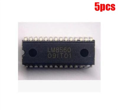5Pcs LM8560 Sanyo Digital Alarm Clock DIP-28 Ic New wp