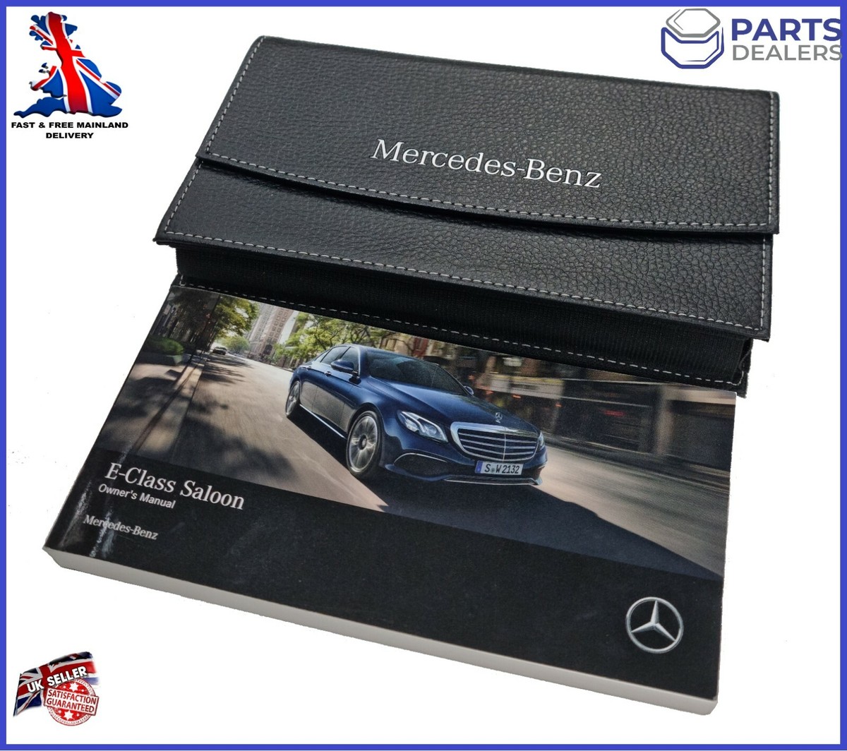 GENUINE MERCEDES E-CLASS SALOON 2016-2023 W213 OWNERS MANUAL