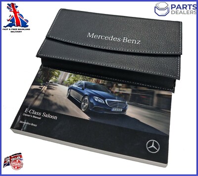 GENUINE MERCEDES E-CLASS SALOON 2016-2023 W213 OWNERS MANUAL
