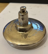 VINTAGE SENSPRAY  CARBURETTOR float chamber lid / top nickel plate  used