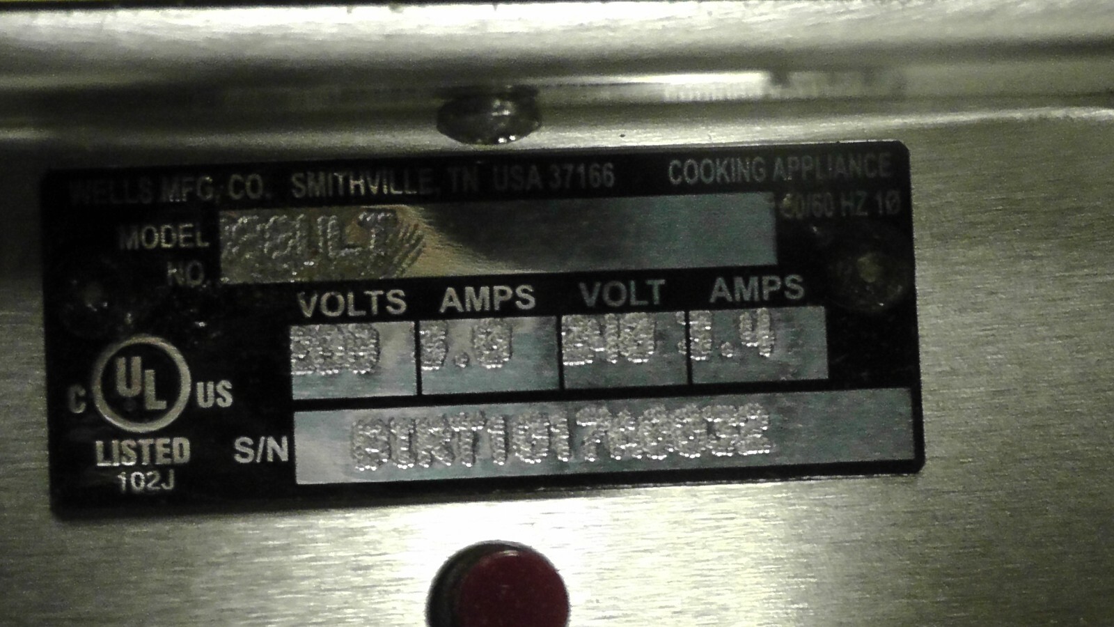 Wells Fabricate Food Warmer 5P-SS8TU, New/Open box