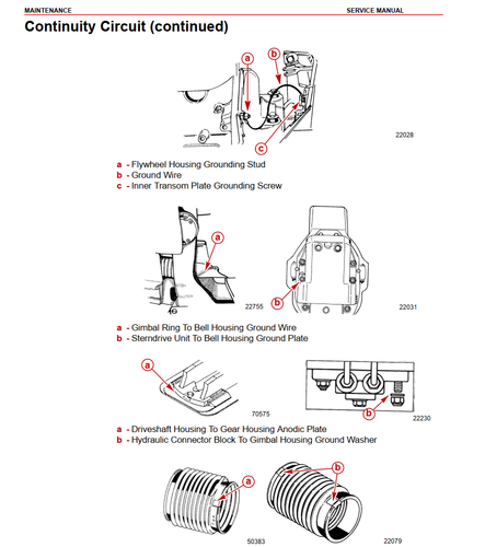 Mercury 40 45 50 50 big foot 4 stroke boat service repair manual - 第 2/4 張圖片