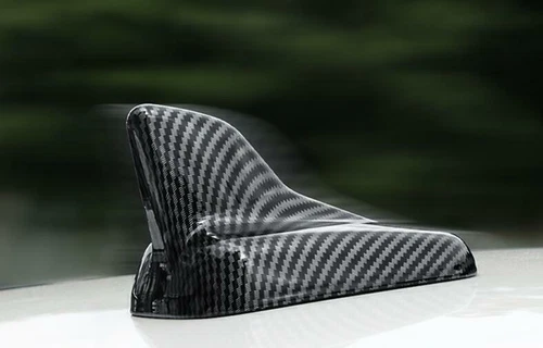 Carbon Fiber Roof Shark Fin Antenna Cover Trim For Audi A3 A4 A6 Q3 Q5 2017-2022 - Foto 5 di 12