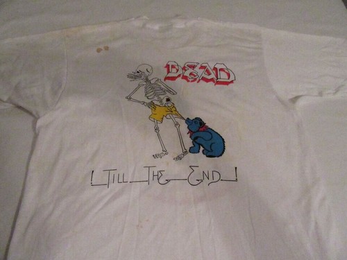 VINTAGE Grateful Dead T-Shirt L weiß Born To Be Dead BaBY SCREEN STARS - Bild 5 von 8