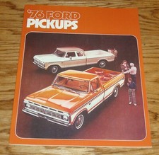 1976 Ford Pickup Truck Sales Brochure 76 F-100 F-150 F-250 F-350
