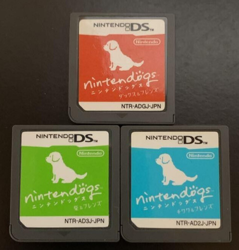 Nintendogs Shiba & Dax & Chihuahua 3set Nintendo DS JP version Cartridge only