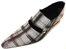 Chelsy Leather Men's Slipper Men's Shoes Beige Brown Checkered Designer 45
