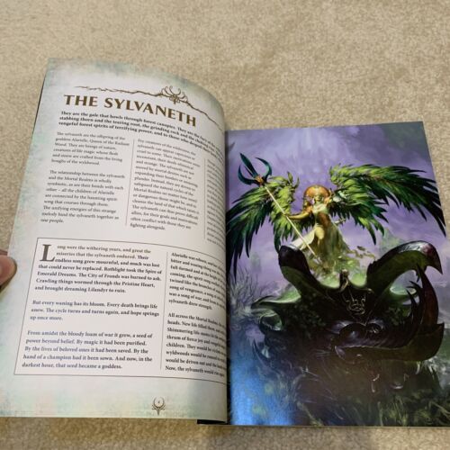 Warhammer Age of Sigmar Order Battletome Sylvaneth Book Games Workshop 2016 - Foto 10 di 14