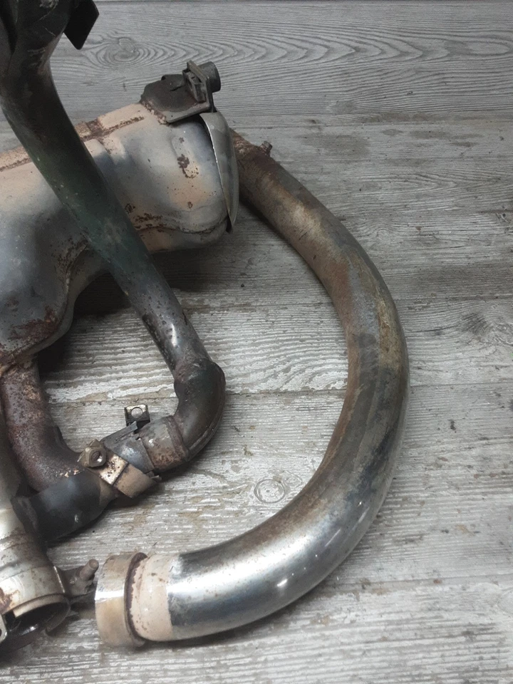 Yamaha Virago XV700 XV 700 1986 84-87 motor escape cabezal silenciador Foto 4 de 4