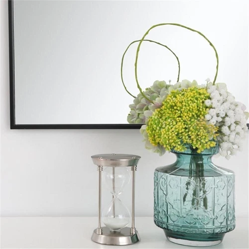 Elegant Decor Eternity 60" x 30" Contemporary Metal Frame Mirror in Black - Picture 10 of 12