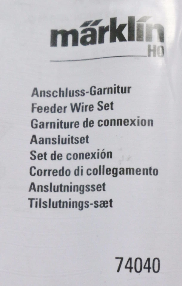 Marklin 74040 C Track Feeder Wire Set, to power Märklin H0, Ships fast from US!  - Image 3 of 4