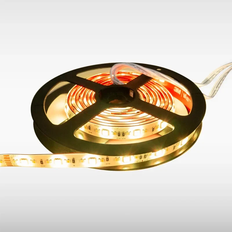 Sensio Flux 24V RGB Tuneable White LED Flexible Strip 5m with lead at both ends - Image 3 of 4