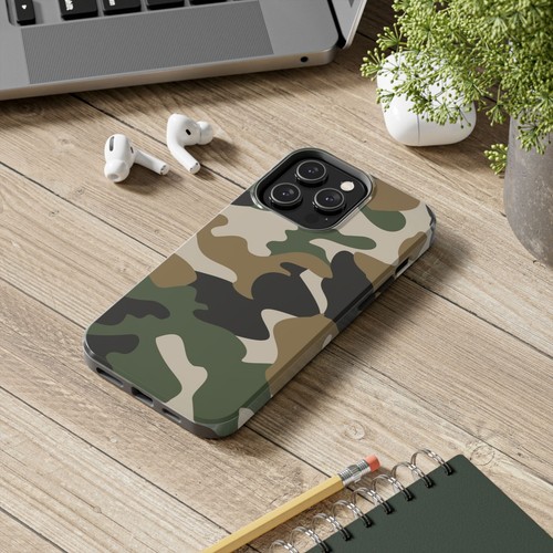 Army Fatigue Tough Phone Case - Military Camo Protective Cover, Rugged iPhone - 第 37/108 張圖片