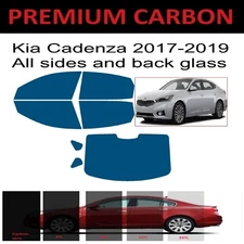 Premium Carbon Window Tint fits Kia Cadenza 2017-2019 precut tint
