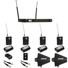 Shure Ulxd4q 4-channel Bodypack Wireless Bundle - G50 Band