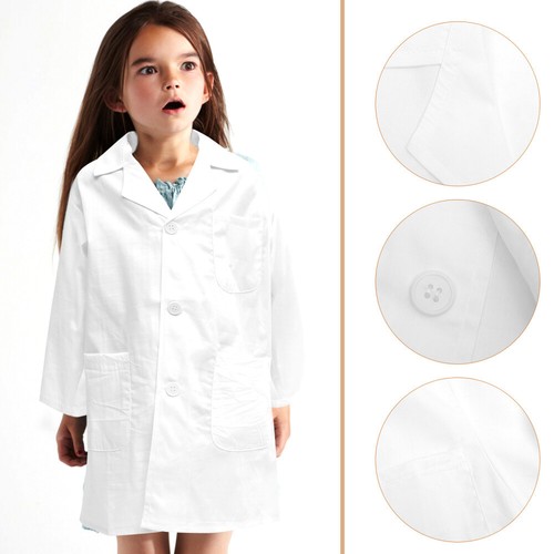 Children's Lab Coat Kids Costume Childrens Baby Toddler Scientist Doctor for - Picture 12 of 12