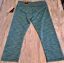 Woman's RBX Live Life Active Athleisure Activewear Pants Size Large Teal Blue