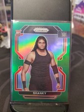 2022 WWE Prizm Shanky #120 Green Prizm Parallel Insert Rookie Card Free Shipping
