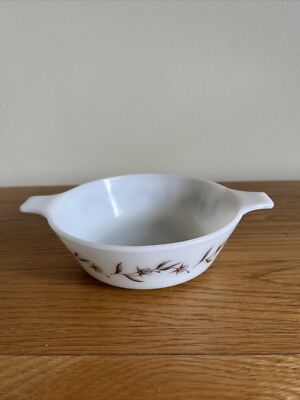 Vintage JAJ Pyrex Silber Birke/Fuchsia Ersatz 1971/72 Suppenschüssel mit Griff x1