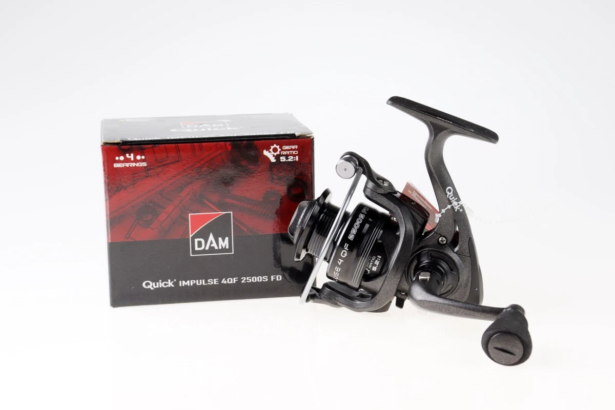 DAM Quick Impulse 3L - Mulinello Da Pesca Con Lenza 8lb | Pronto All'Uso Per Trota E Luccio