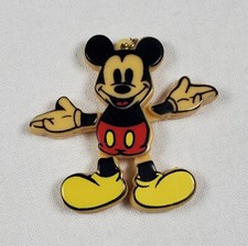 Vintage Disney Mickey Mouse Articulated Plastic hanging pendant