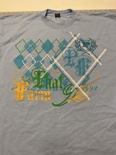 VTG Phat Farm Men  s Shirt 2XL Blue Argyle 92 Baby Blue Hip Hop Comfortable Clean