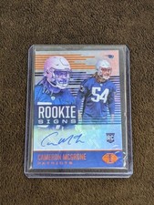 2021 ILLUSIONS ROOKIE SIGNS AUTO CAMERON MCGRONE PATRIOTS