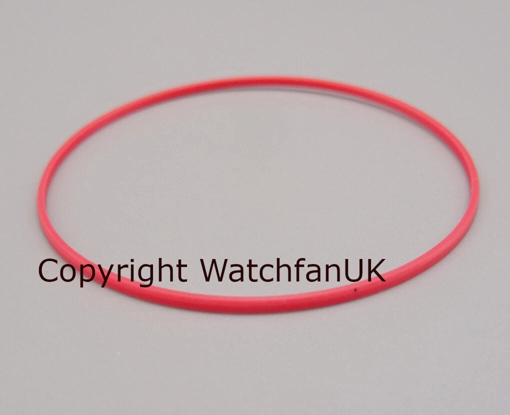 Red Plastic Hard Gasket For Watch Caseback Multi Size Listing